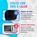 Pack Cojín de gel para rodillos mixtos y Gorro de gel para tratamiento del dolor 